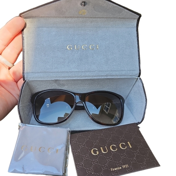 Gucci sunglasses tortoise brown with case - Picture 1 of 8